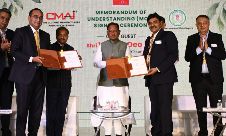 CG News: मुख्यमंत्री साय मुंबई में आयोजित सीएमएआई फैब शो 2025 में हुए शामिल, देश का नया टेक्सटाइल हब बनेगा छत्तीसगढ़… CG News: मुख्यमंत्री साय मुंबई में आयोजित सीएमएआई फैब शो 2025 में हुए शामिल, देश का नया टेक्सटाइल हब बनेगा छत्तीसगढ़…