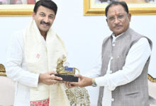 CG News: मुख्यमंत्री विष्णु देव साय से सांसद मनोज तिवारी ने की सौजन्य भेंट…