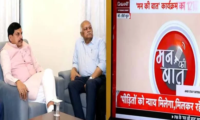 प्रधानमंत्री मोदी की मन की बात कार्यक्रम का मुख्यमंत्री डॉ. यादव ने किया श्रवण: देशवासियों से सतत संवाद का माध्यम है “मन की बात” कार्यक्रम…
