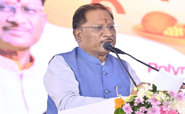 मुख्यमंत्री श्री विष्णुदेव साय ने प्रदेश के पहले सेमीकंडक्टर यूनिट का किया भूमिपूजन, छत्तीसगढ़ के लिए गर्व का क्षण मुख्यमंत्री श्री विष्णुदेव साय ने प्रदेश के पहले सेमीकंडक्टर यूनिट का किया भूमिपूजन, छत्तीसगढ़ के लिए गर्व का क्षण