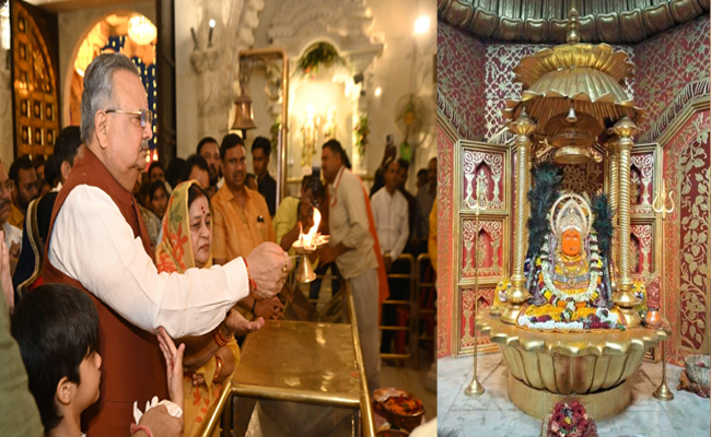 मां बमलेश्वरी के दर्शन करने डोंगरगढ़ पहुंचे विधानसभा अध्यक्ष डॉ. रमन सिंह मां बमलेश्वरी के दर्शन करने डोंगरगढ़ पहुंचे विधानसभा अध्यक्ष डॉ. रमन सिंह