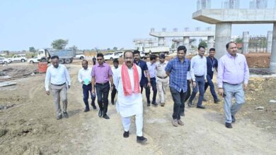 भारतमाला परियोजना के निर्माण का डिप्टी सीएम साव ने किया औचक निरीक्षण