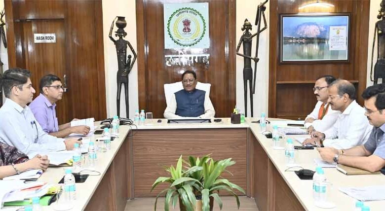 मुख्यमंत्री साय की अध्यक्षता में स्वास्थ्य विभाग की समीक्षा बैठक सम्पन्न मुख्यमंत्री साय की अध्यक्षता में स्वास्थ्य विभाग की समीक्षा बैठक सम्पन्न
