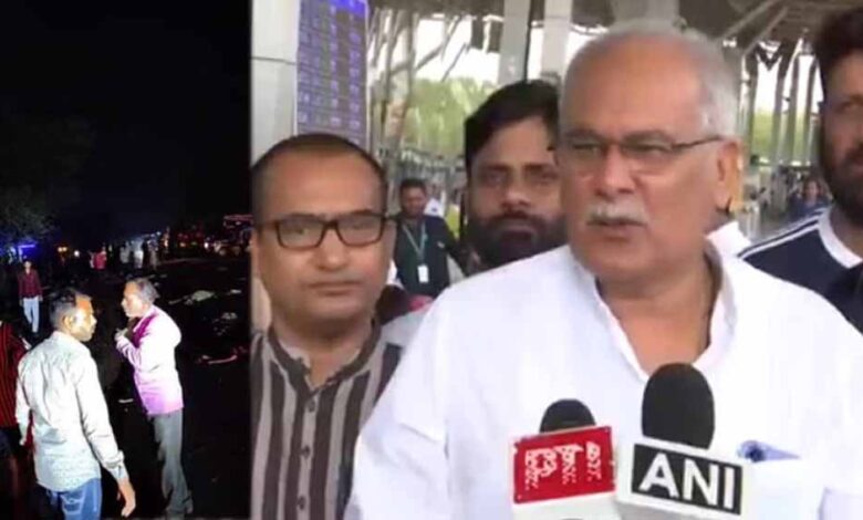 पूर्व सीएम बघेल ने सड़क हादसे में 13 की दर्दनाक मौत पर जताया दुख पूर्व सीएम बघेल ने सड़क हादसे में 13 की दर्दनाक मौत पर जताया दुख