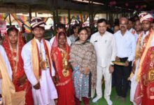 रायपुर : मुख्यमंत्री कन्या विवाह योजना के तहत 48 जोड़े परिणय सूत्र में बंधे