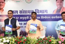 रायपुर : मंत्री केदार कश्यप ने नवीन एसओआर का किया विमोचन