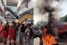 दुर्ग में हाई-अलर्ट मॉक ड्रिल का आयोजन, सूर्या मॉल में पाकिस्तान एयर फाइटर ने गिराया बम