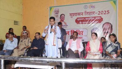 सरकार लोगों के गांव, घर तक पहुंचकर कर रही है समस्याओं का समाधान – टंकराम वर्मा