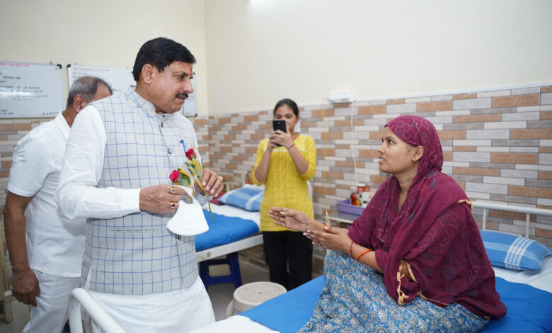MP News- मुख्यमंत्री डॉ. यादव ने किया विराट हॉस्पिस का भ्रमण, कहा- कैंसर पीड़ितों की निःस्वार्थ सेवा अनुकरणीय…. MP News- मुख्यमंत्री डॉ. यादव ने किया विराट हॉस्पिस का भ्रमण, कहा- कैंसर पीड़ितों की निःस्वार्थ सेवा अनुकरणीय….