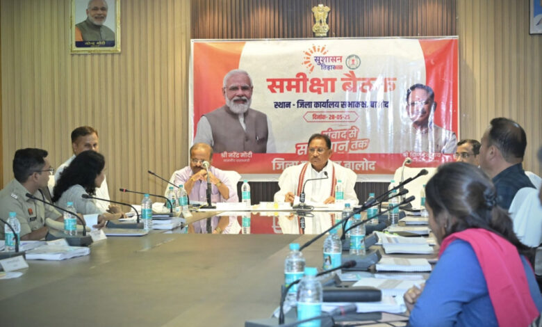 CG News- विकसित छत्तीसगढ़ की परिकल्पना साकार करने सभी अधिकारी निष्ठा एवं प्रतिबद्धता से करें कार्य: मुख्यमंत्री विष्णुदेव साय… CG News- विकसित छत्तीसगढ़ की परिकल्पना साकार करने सभी अधिकारी निष्ठा एवं प्रतिबद्धता से करें कार्य: मुख्यमंत्री विष्णुदेव साय…
