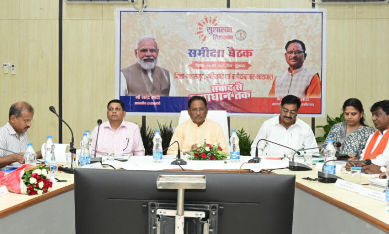 CG- सुशासन तिहार: एक सफल अधिकारी वही होता है जो पहल करता है, संवाद करता है और समाधान तक पहुँचता है – मुख्यमंत्री विष्णु देव साय… CG- सुशासन तिहार: एक सफल अधिकारी वही होता है जो पहल करता है, संवाद करता है और समाधान तक पहुँचता है – मुख्यमंत्री विष्णु देव साय…