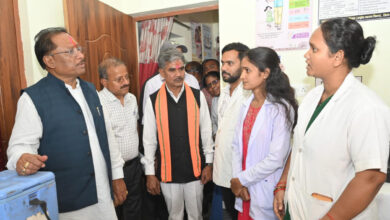 CG NEWS- मुख्यमंत्री विष्णु देव साय ने आयुष्मान आरोग्य मंदिर का किया औचक निरीक्षण: संस्थागत प्रसव को प्रोत्साहित करने के दिए निर्देश…
