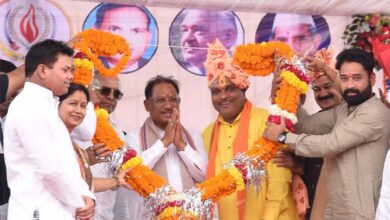 चन्द्रनाहू कुर्मी क्षत्रीय समाज के केन्द्रीय महाधिवेशन में शामिल हुए मुख्यमंत्री साय