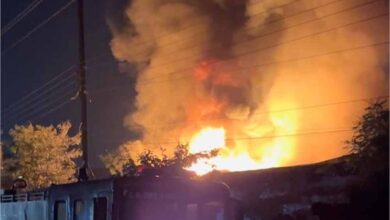 जमशेदपुर में बोरा गोदाम में लगी भीषण आग, मची अफरा-तफरी