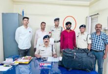रायपुर रेलवे स्टेशन से गांजा तस्करी के आरोप में एक आरोपी को जीआरपी ने किया गिरफ्तार