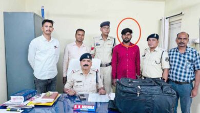 रायपुर रेलवे स्टेशन से गांजा तस्करी के आरोप में एक आरोपी को जीआरपी ने किया गिरफ्तार