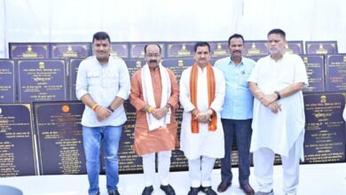 रायपुर : केंद्रीय राज्यमंत्री तोखन साहू और उप मुख्यमंत्री अरुण साव ने 39 करोड़ रुपए से अधिक के कार्यों का किया भूमिपूजन