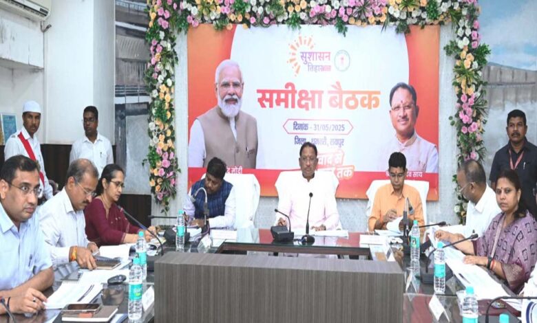 रायपुर : ‘विकसित छत्तीसगढ़’ के रोडमैप पर रखें फोकस : मुख्यमंत्री विष्णु देव साय रायपुर : ‘विकसित छत्तीसगढ़’ के रोडमैप पर रखें फोकस : मुख्यमंत्री विष्णु देव साय