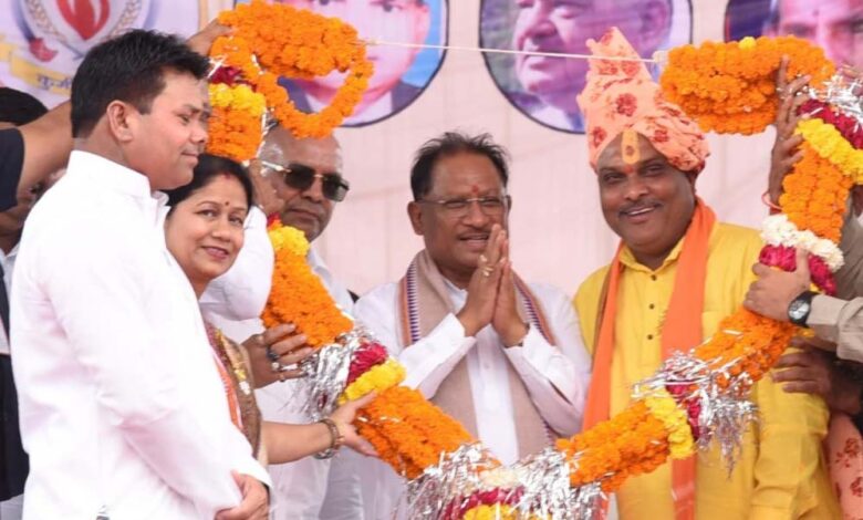 रायपुर : चन्द्रनाहू कुर्मी क्षत्रीय समाज के केन्द्रीय महाधिवेशन में शामिल हुए मुख्यमंत्री साय