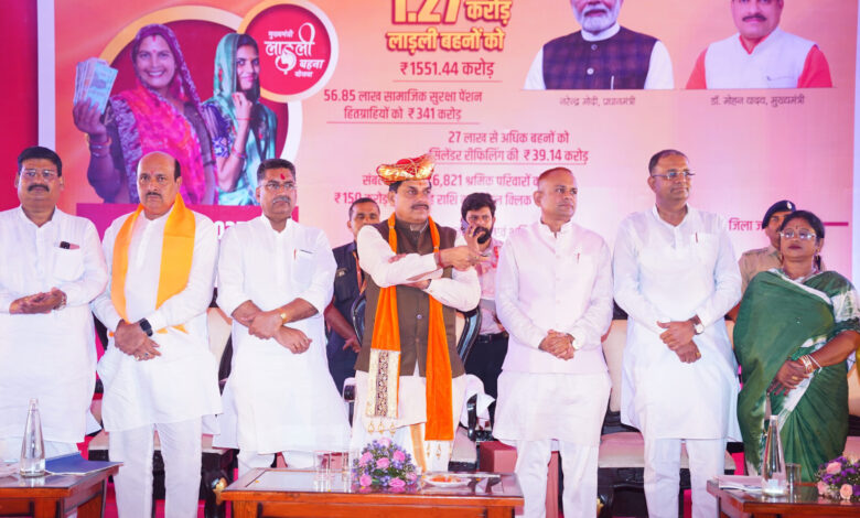 MP NEWS- लाड़ली बहनों और माताओं को आत्मनिर्भर और सशक्त बनाना हमारा लक्ष्य : मुख्यमंत्री डॉ. यादव… MP NEWS- लाड़ली बहनों और माताओं को आत्मनिर्भर और सशक्त बनाना हमारा लक्ष्य : मुख्यमंत्री डॉ. यादव…