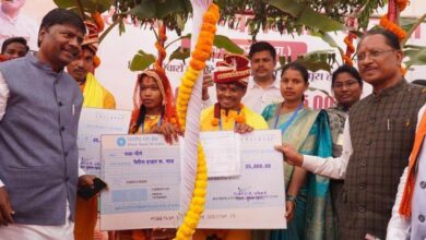 CG NEWS- मुख्यमंत्री कन्या विवाह योजना के तहत सामूहिक विवाह बना नए जीवन की शुरुआत का प्रतीक: मुख्यमंत्री विष्णु देव साय…