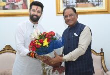 CG NEWS: मुख्यमंत्री साय से केंद्रीय मंत्री चिराग पासवान की सौजन्य मुलाकात, पारंपरिक स्मृति चिन्ह भेंट कर किया आत्मीय स्वागत…