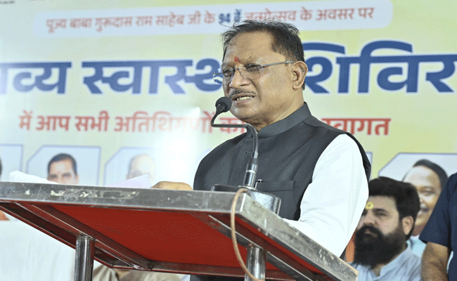 संतुलित आहार, नियमित व्यायाम और समय-समय पर जांच ही रोगों से बचाव का मूल मंत्र : मुख्यमंत्री श्री विष्णु देव साय