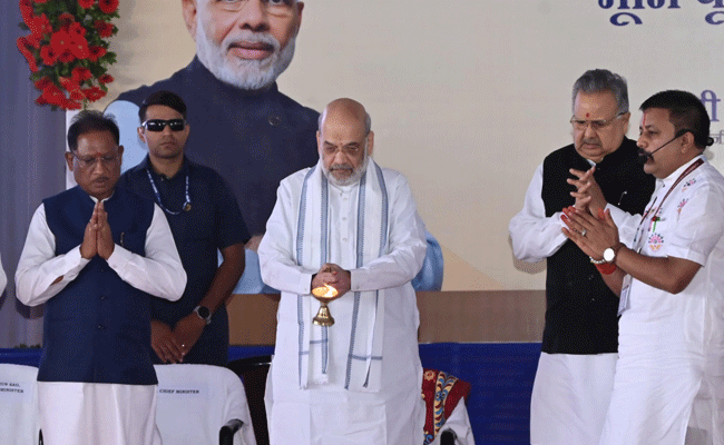 केन्द्रीय गृह मंत्री श्री अमित शाह ने एनएफएसयू और एनएफएसएल का किया भूमिपूजन