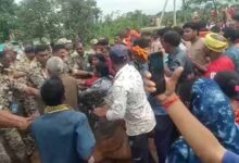 धर्मांतरण विवाद पर बवाल: चर्च में तोड़फोड़, गांव में तनाव, पुलिस तैनात