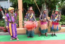 मुख्यमंत्री निवास में हरेली उत्सव: पारंपरिक लोक यंत्रों के साथ सुंदर नाचा का हो रहा आयोजन