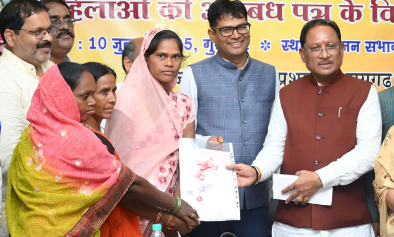 CG- प्रधानमंत्री की गारंटी पर अमल की शुरुआत: मुख्यमंत्री विष्णुदेव साय ने 10 महिला स्व-सहायता समूहों को सौंपा रेडी टू ईट निर्माण कार्य…. CG- प्रधानमंत्री की गारंटी पर अमल की शुरुआत: मुख्यमंत्री विष्णुदेव साय ने 10 महिला स्व-सहायता समूहों को सौंपा रेडी टू ईट निर्माण कार्य….