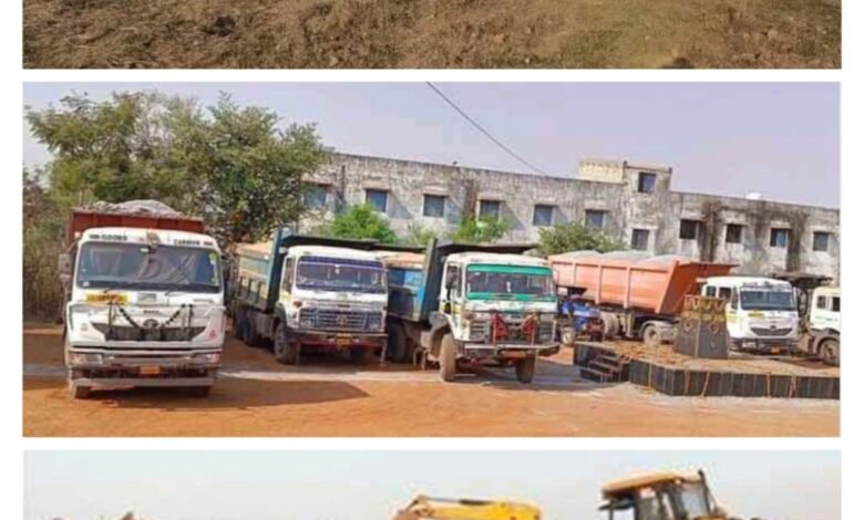 राजधानी रायपुर खनिज विभाग की बड़ी कार्रवाई: अवैध परिवहन करते 10 हाइवा व मुरुम उत्खनन करते 3 जेसीबी जप्त राजधानी रायपुर खनिज विभाग की बड़ी कार्रवाई: अवैध परिवहन करते 10 हाइवा व मुरुम उत्खनन करते 3 जेसीबी जप्त