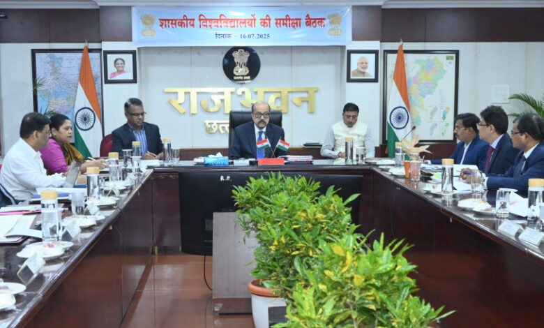 शैक्षणिक गुणवत्ता बढ़ाने विश्वविद्यालयों में रिक्त पदों पर भर्ती को दें प्राथमिकता: राज्यपाल रमेन डेका… शैक्षणिक गुणवत्ता बढ़ाने विश्वविद्यालयों में रिक्त पदों पर भर्ती को दें प्राथमिकता: राज्यपाल रमेन डेका…