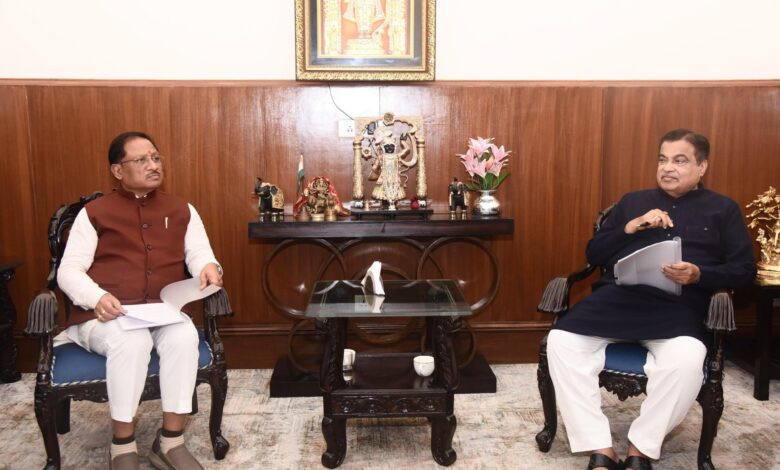 मुख्यमंत्री साय की पहल से छत्तीसगढ़ को मिली 600 करोड़ की सड़क परियोजनाओं की सौगात…. मुख्यमंत्री साय की पहल से छत्तीसगढ़ को मिली 600 करोड़ की सड़क परियोजनाओं की सौगात….