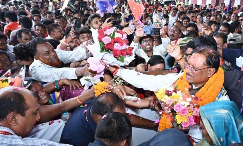 जापान और दक्षिण कोरिया के सफल विदेश दौरे से वापस लौटे मुख्यमंत्री साय जापान और दक्षिण कोरिया के सफल विदेश दौरे से वापस लौटे मुख्यमंत्री साय