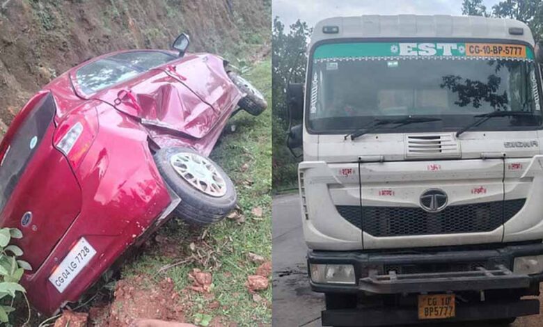 NH-130 पर दर्दनाक हादसा: तेज रफ्तार कार की टक्कर से दो की मौत, ट्रक सुधार रहे थे दोनों NH-130 पर दर्दनाक हादसा: तेज रफ्तार कार की टक्कर से दो की मौत, ट्रक सुधार रहे थे दोनों