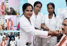 स्वास्थ्य मंत्री  श्याम बिहारी जायसवाल ने अस्पताल में नर्सिंग स्टाफ संग मनाया रक्षाबंधन, सेवा-समर्पण को दिया सम्मान