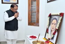 मुख्यमंत्री साय ने छत्तीसगढ़ की पहली महिला सांसद मिनीमाता  की पुण्यतिथि पर उनके अविस्मरणीय योगदान को किया नमन