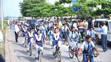 हर घर तिरंगा अभियान के तहत तिरंगा साइकिल रैली का भव्य आयोजन