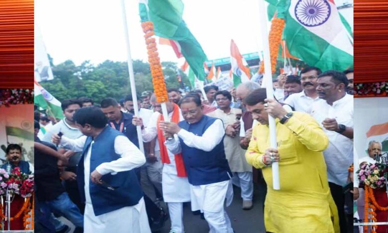 मुख्यमंत्री विष्णु देव साय ने कहा कि तिरंगा यात्रा केवल एक कार्यक्रम नहीं, बल्कि राष्ट्रभक्ति का एक महान अनुष्ठान है