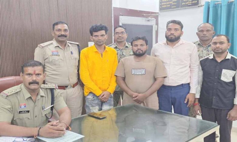 121 क्विंटल धान ट्रक समेत चोरी, पुलिस ने 4 आरोपियों को दबोचा