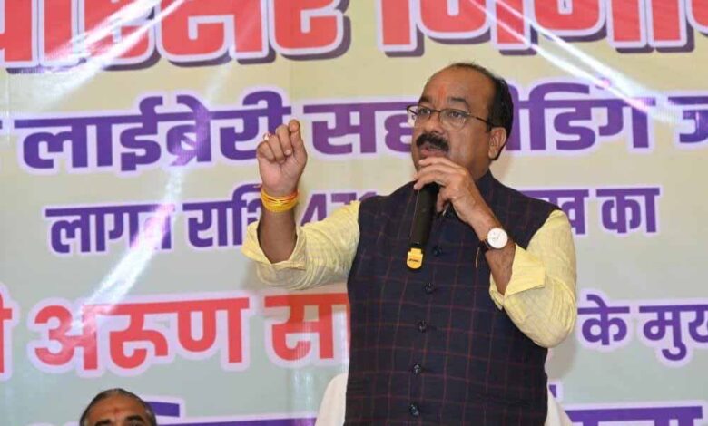 रायपुर : उप मुख्यमंत्री अरुण साव ने किया नालंदा परिसर का भूमिपूजन