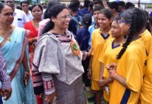 रायपुर : विधायक सुश्री उसेंडी ने 25वीं राज्य स्तरीय शालेय क्रीड़ा प्रतियोगिता का किया शुभारंभ