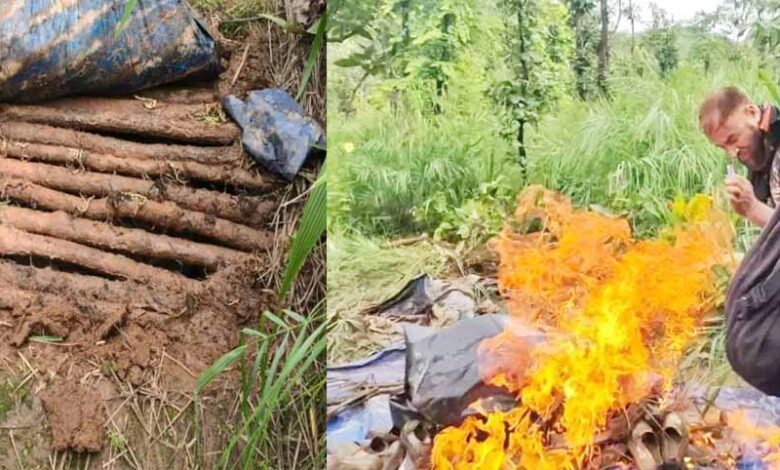 CRPF की बड़ी कार्रवाई: नक्सलियों के खुफिया डंप से बरामद हुई भारी मात्रा में दैनिक सामग्री