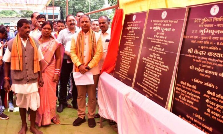वन मंत्री केदार कश्यप ने मर्दापाल व बयानार में लगभग 01 करोड़ रूपए के विकास कार्यों का किया भूमिपूजन…. वन मंत्री केदार कश्यप ने मर्दापाल व बयानार में लगभग 01 करोड़ रूपए के विकास कार्यों का किया भूमिपूजन….