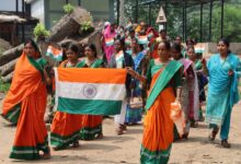 हर घर तिरंगा अभियान में गूंजा देशभक्ति का संदेश – बिहान दीदियों ने निकाली तिरंगा रैली….