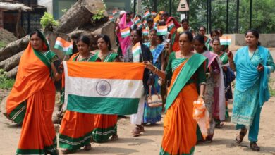 हर घर तिरंगा अभियान में गूंजा देशभक्ति का संदेश – बिहान दीदियों ने निकाली तिरंगा रैली….