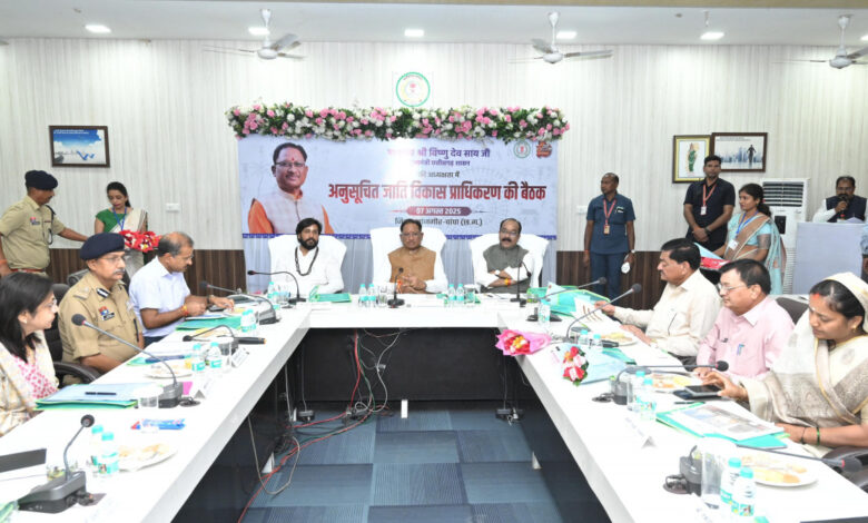 अनुसूचित जाति विकास प्राधिकरण मद से स्वीकृत कार्यों को गंभीरता से लेकर पूरी गुणवत्ता के साथ समय सीमा में पूर्ण कराएं कलेक्टर्स : मुख्यमंत्री विष्णुदेव साय….