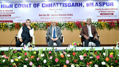 छत्तीसगढ़ उच्च न्यायालय ने अधिवक्ताओं की वाद-विवाद प्रतियोगिता के साथ रजत जयंती समारोह की शुरुआत की…
