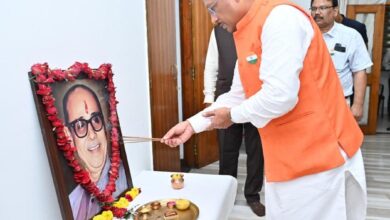 मुख्यमंत्री विष्णु देव साय ने स्वर्गीय कुशाभाऊ ठाकरे की जयंती पर किया नमन…..